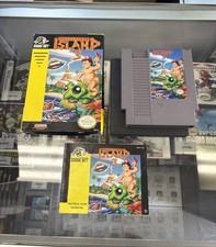 Adventure Island 3 III Nintendo NES Complete CIB Rare