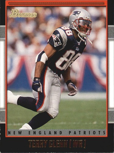 Terry Glenn [Gold] #16 2001 Bowman card