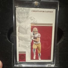 Panini Encased Base Set Christian McCaffrey 49ers #55 NFL Football Card 2022