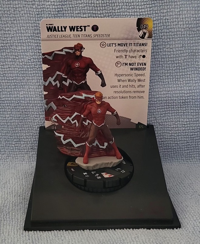HeroClix Fight For Gotham City SR Wally West #049