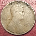 1910 Lincoln Wheat Cent. Free Shipping