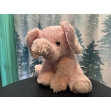 Aurora 15 Elephant Light Pink Plush Stuffed Animal Lovey