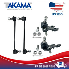 4pcs Front ball joints+ Stabilizer Sway bar links for 2009-2016 Toyota Venza