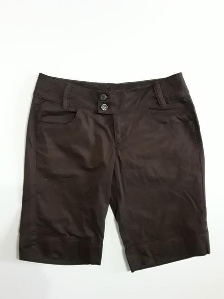 Women DKNY Shorts Khaki Cotton 36 / S / 44