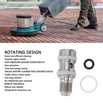 #ad #ad Pressure Washer Flat Surface Cleaner Concrete Decks Swivel Repair $19.89