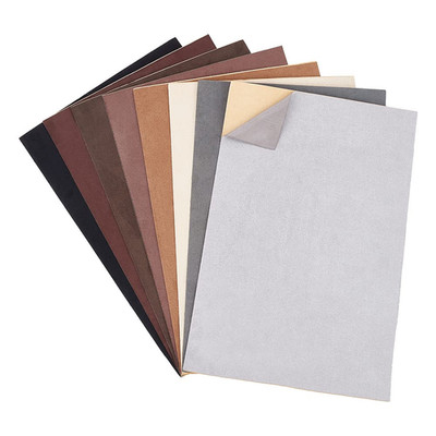 8 Pcs Faux Suede Self-Adhesive Fabric Repair Patches 30X20Cm Peel-And-Stick Garm