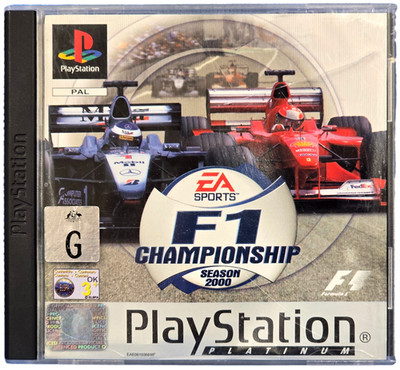F1 Championship Season 2000 PAL (Platinum) PS1 PS2 PS3  *Complete* PlayStation
