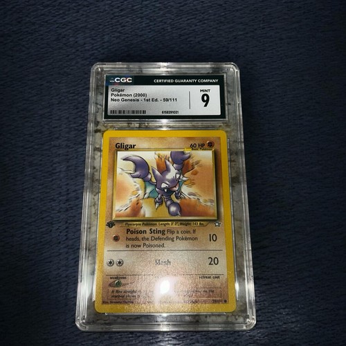 Gligar (1st Edition) graded CGC 9 for sale on eBay