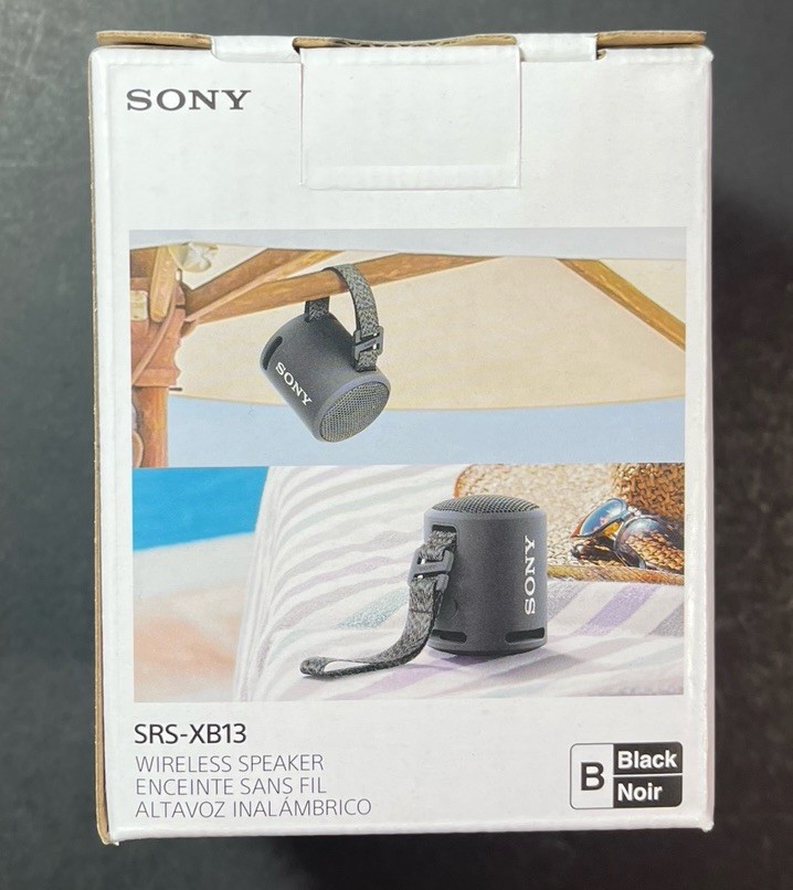 Sony Extra Bass Bluetooth Wireless Speaker SRS-XB13 [ BLACK ] NEW