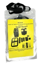 Ranger Bands  20 Count Heavy Duty EPDM Rubber Tactical Bands Survival Gear USA