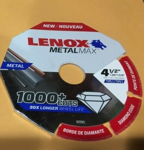 5 x 7/8 Lenox Tools 1972922 METALMAX Diamond Edge Cutoff Wheel 5 x 7/8 Lenox Tools 1972922 METALMAX Diamond Edge Cutoff Wheel