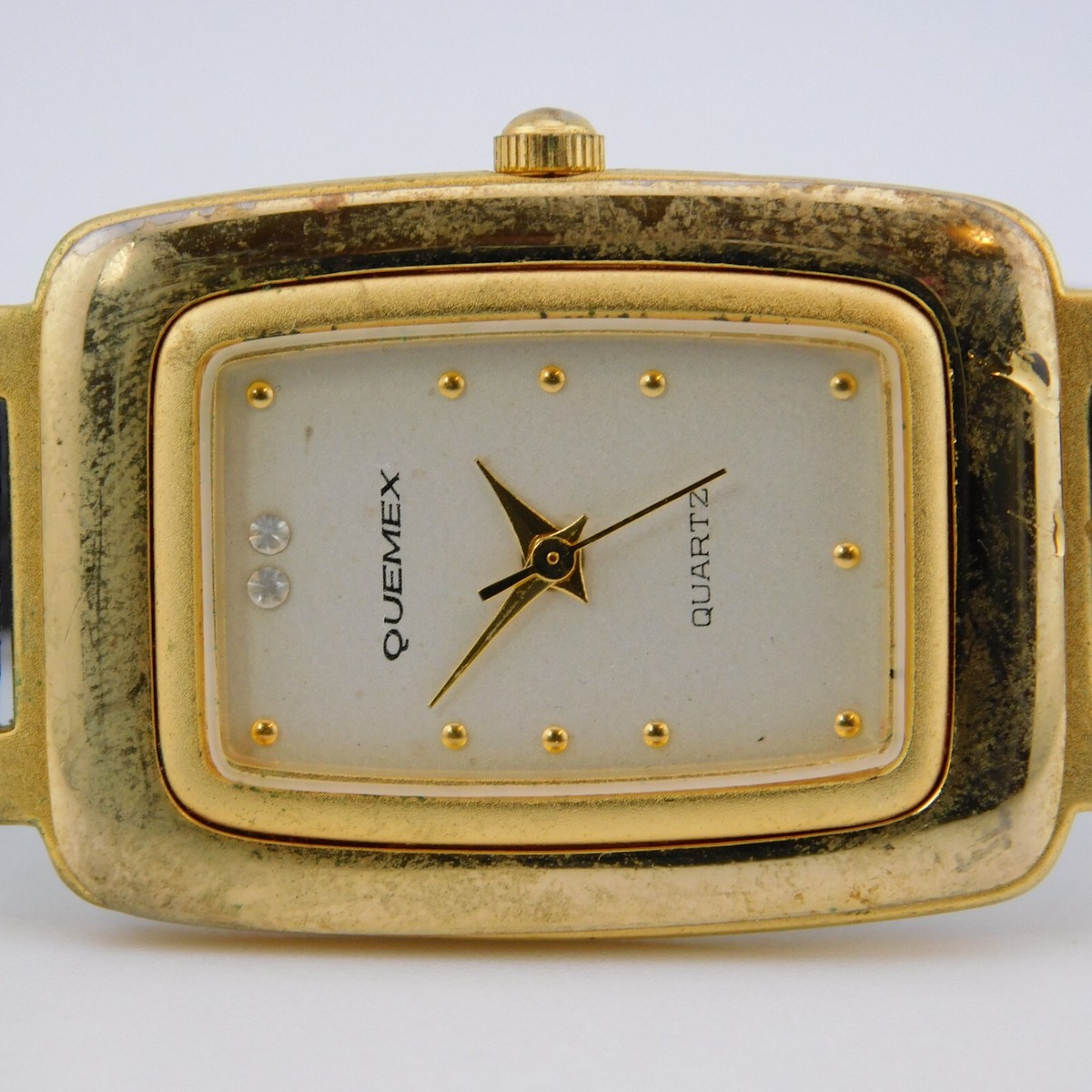 QUEMEX Genuine Leather Quartz Analog Women