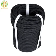 3/8 In × 100 FT  Polyester Rope Braided Rope For Outdoor Living 3520Lbs