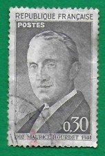 TIMBRE FRANCE 1962, MAURICE BOURDET, N° 1329, OBLITÉRÉ