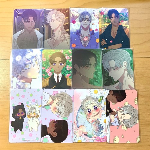 Koreanische BL Manhwa Mofun Toonique Cafe Popup Offline Veranstaltung Teilnehmer Fotokarten Set - Bild 5 von 19