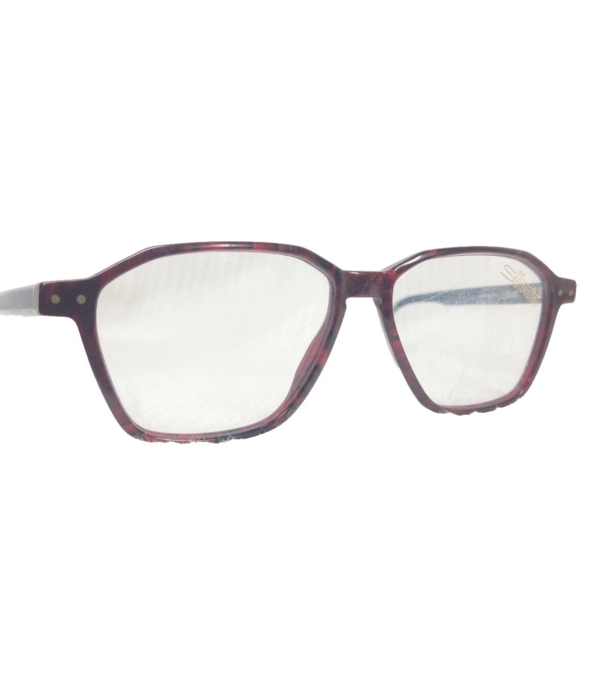 Gafas vintage 1980s geométrica