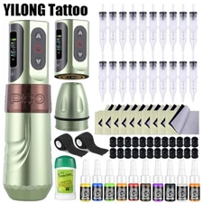 Professional Brushless Strong Motor Tattoo Machine Makeup Pen Wireless Power Kit