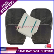 For 2003-2005 Dodge Ram Both Side Bottom & Top Seat Cover & Foam Cushion Gray