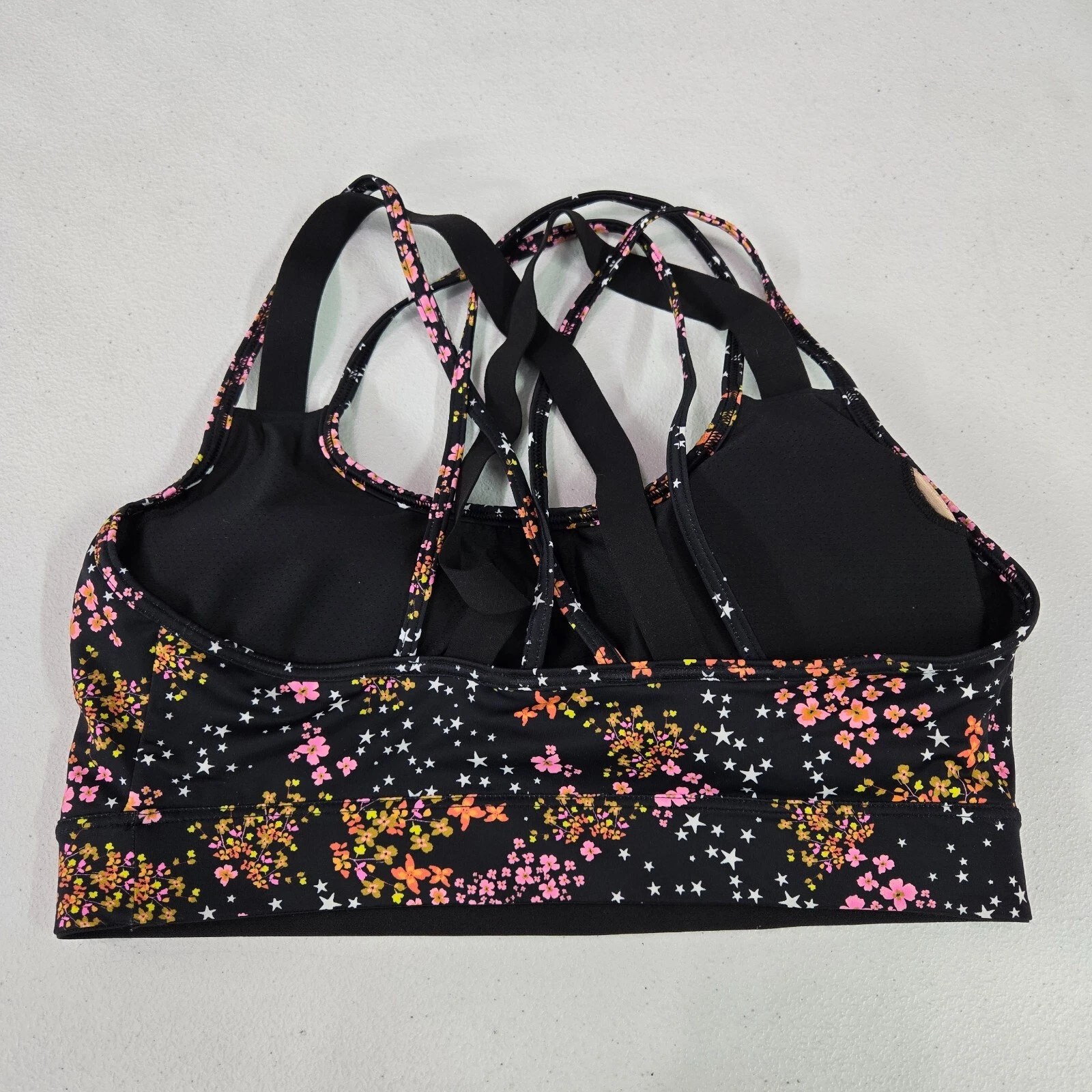victoria-secret-vs floral star allover strappy tank-bra