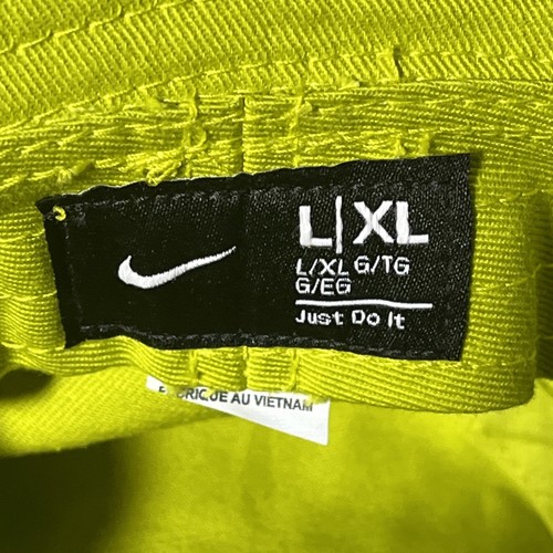 Nike Bucket Hat Kids Youth Cactus Green Logo Swoosh Cotton Hat Size L/XL EUC - Picture 8 of 12