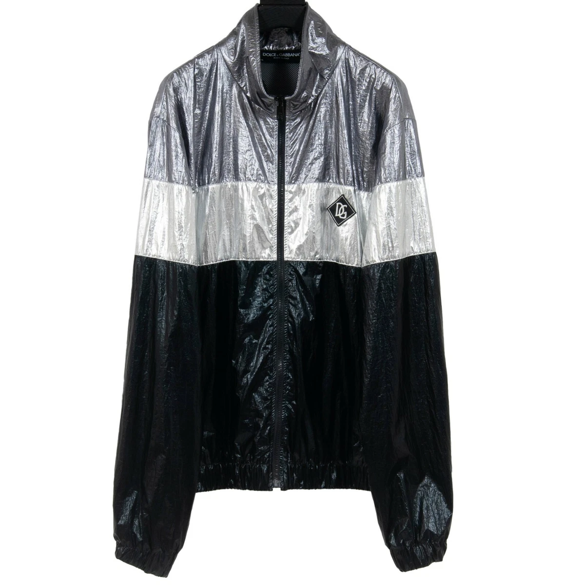 Veste Coupe-Vent D&G Dolce Gabbana Gym Collection Vintage - Taille 50 - Blanc - Occasion Parfait état