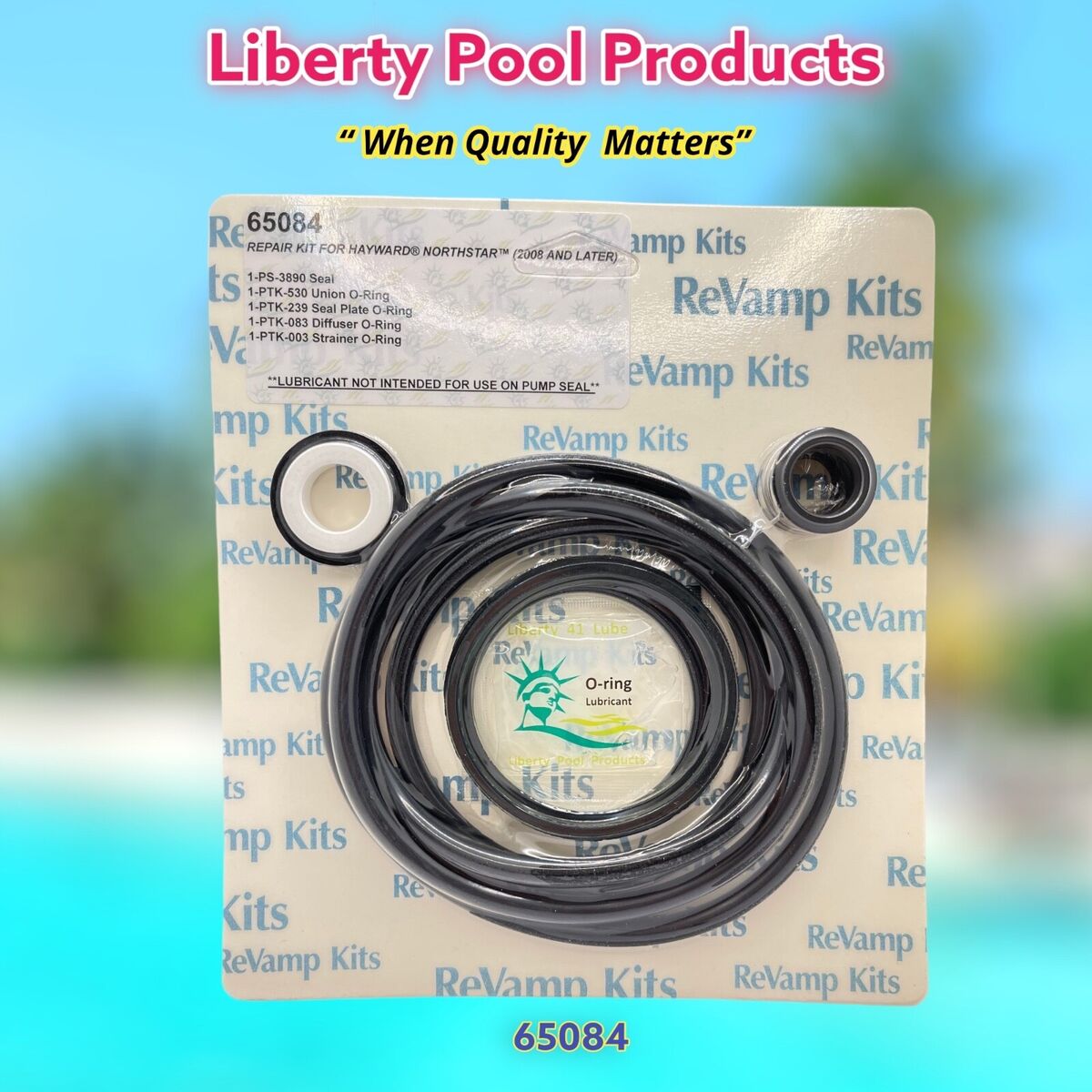 65084 -Fits Hayward ® Northstar ™ Pool Pump Seal & O'ring 65084 -Fits Hayward ® Northstar ™ Pool Pump Seal & O'ring