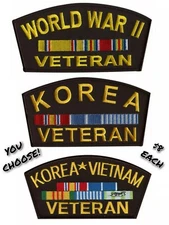 🎖U CHOOSE Mitchell Proffitt KOREA WWII KOREA/VIETNAM Veteran EMBROIDERY PATCHES