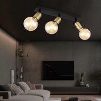 Deckenstrahler Deckenlampe Deckenleuchte Verstellbar Esszimmerlampe Schwarz