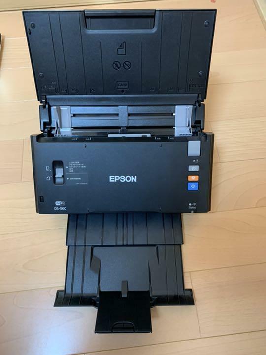 Old model Epson scanner DS-560 (sheet feed / A4) black used