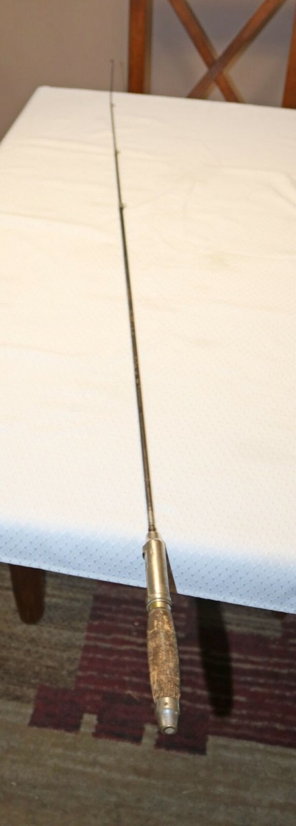 ユニオンハードウェアカンパニースチールロッド Vintage Extendable Union Hardware Steel Fishing Rod Torrington