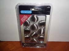 Amerock Brushed Chrome Cabinet Drawer Knobs Handles 1-5/16 in Diameter 10 Pack