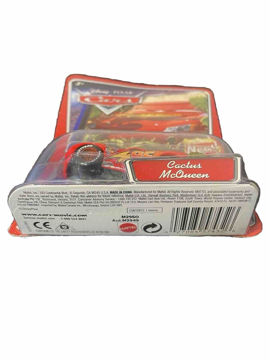 2007 Disney Pixar Cars Cactus Lightning McQueen New In 2007 Disney Pixar Cars Cactus Lightning McQueen New In