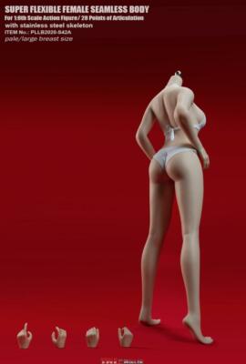 TBLeague Phicen 1/6 Female LARGE BUST SEAMLESS FIGURE BODY DOLL PALE S42A 