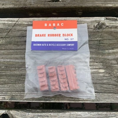 BABAC BICYCLE BRAKE PADS FITS SCHWINN STINGRAY ROAD BIKES HUFFY SEARS VINTAGE NEW