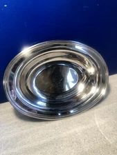 Dura-Ware Heavy Duty Stainless Steel Oval Serving Platter/Tray Dish 12"