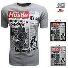 Hustle Daily All Day Everyday Savage Money Maker NEW Men Women Graphic T-Shirts