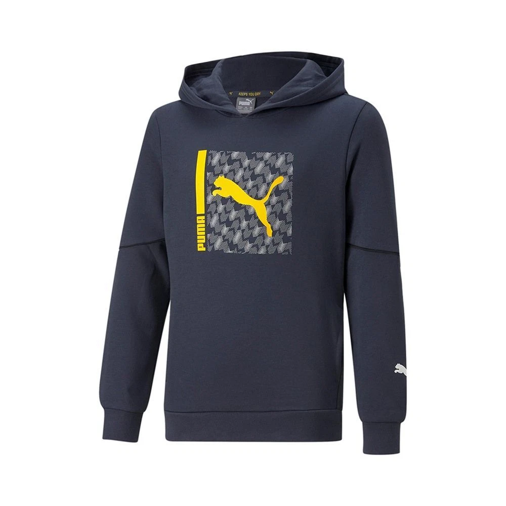 Felpa puma cheap bambino blu