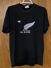 New Zealand All Blacks Large Tshirt Canterbury Of New Zealand Vintage