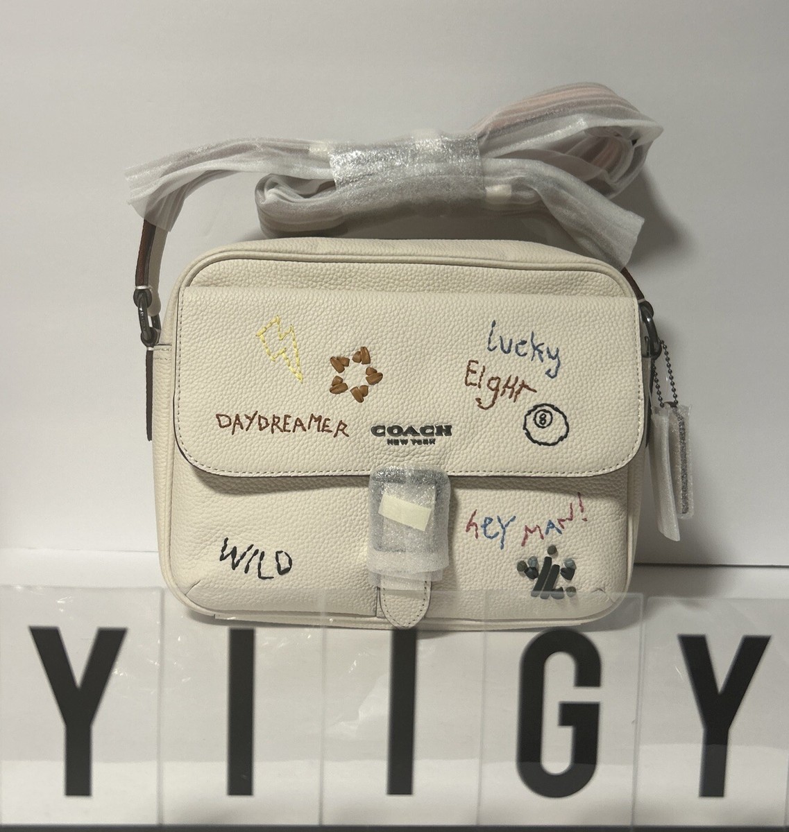 🐼💦 Coach C8144 🐼💦 Hudson Diary Embroidery Crossbody Bag