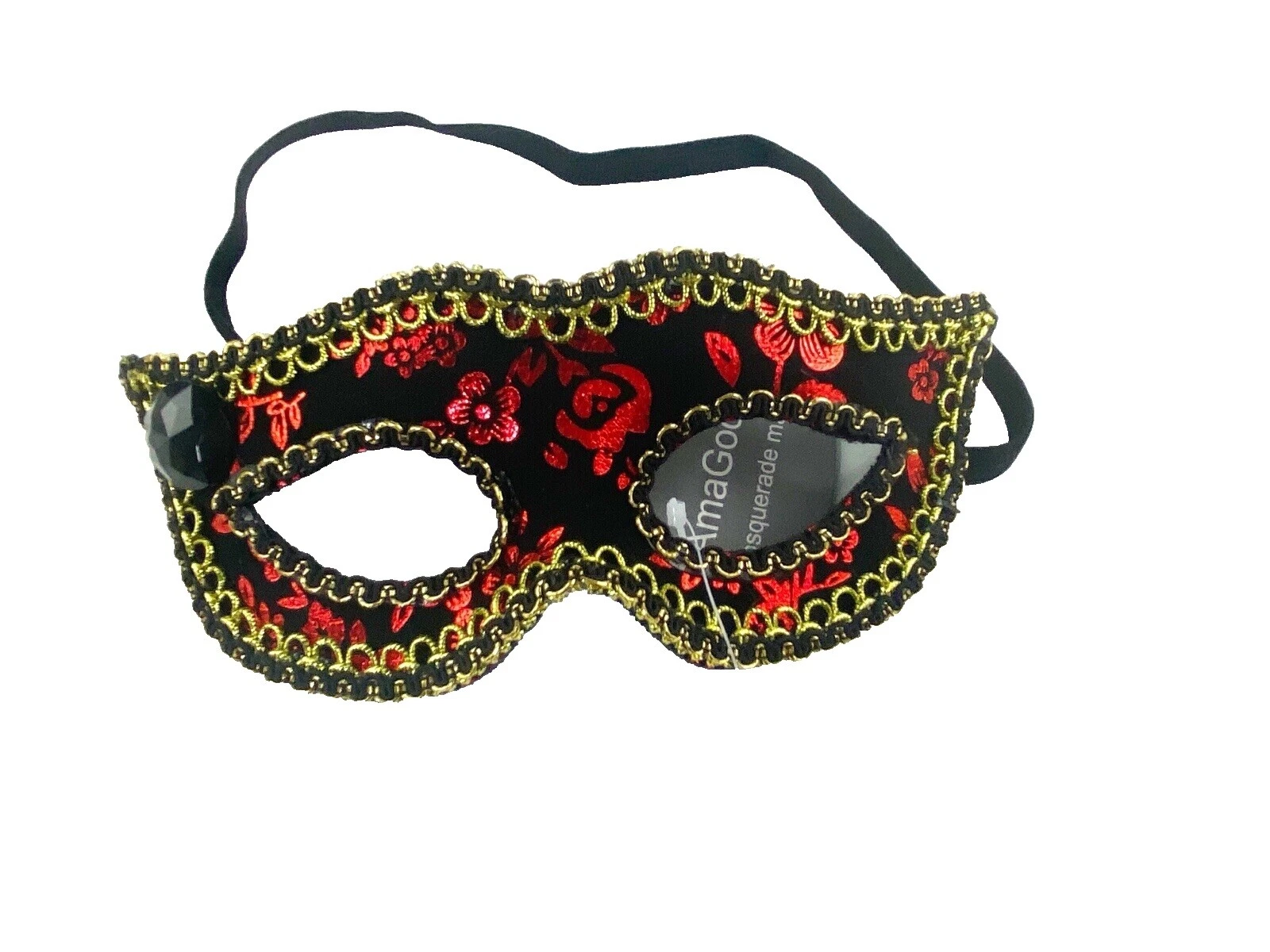 Máscara de tela negro Máscaras y antifaces de Disfraz