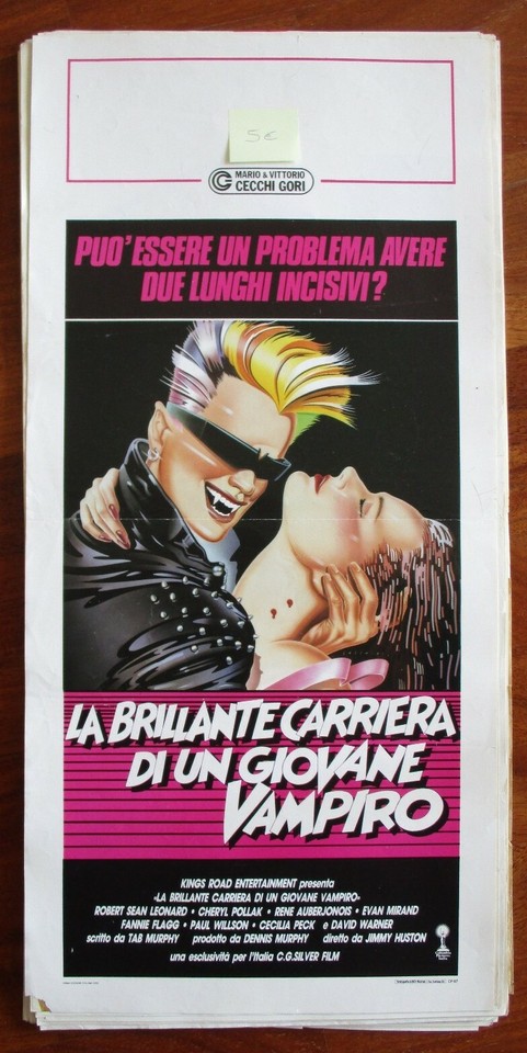 Locandina di La brillante carriera di un giovane vampiro (1987)