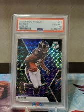 Ed Reed 2020 Panini Mosaic Genesis Gem Mint PSA 10