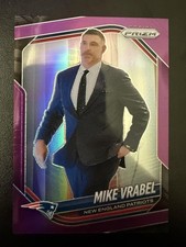 2025 Panini Prizm #110 Mike Vrabel Purple #/125 SN