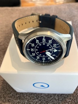 Islander Blue Dial Pilot's Aviator Watch 39mm