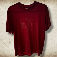 Vintage 80s Paper Thin T Shirt Mens Size XL Red Distressed USA Made Classic