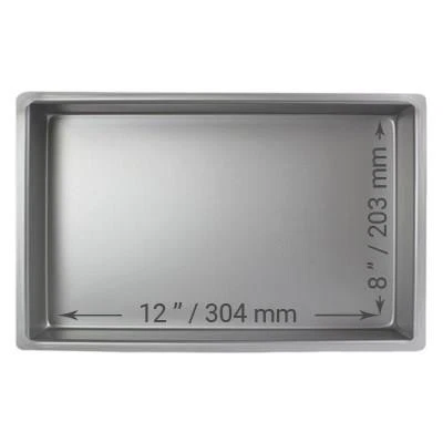 Cake Tin Baking Pan Tray Wedding Tier Mould Bake PME Oblong 8 x 12 x 2"
Opens in a new window or tab