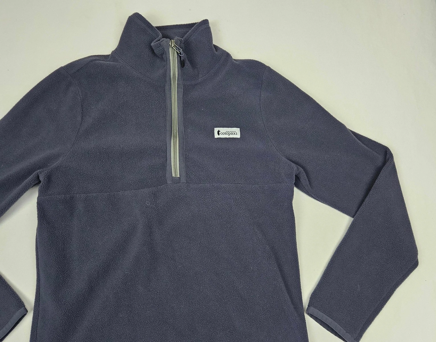 Cotopaxi Jacket Mens Small Fleece Half Zip Pullover Navy Outdoor Hiking