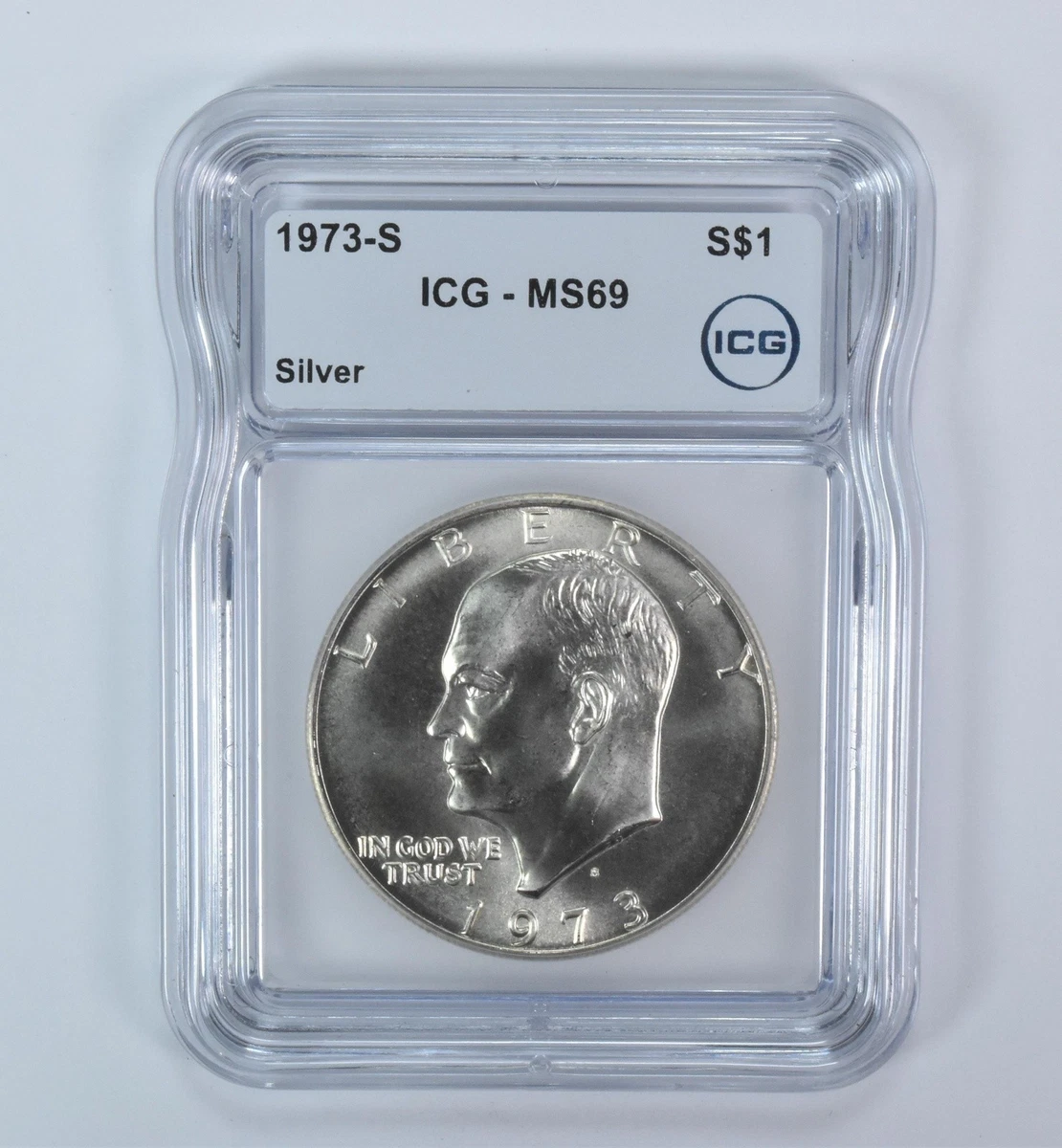 NGC PF68★STAR CAMEO1971 $1 銀貨 アイゼンハワー 1971 S SILVER $1 PF | Coin Explorer | NGC