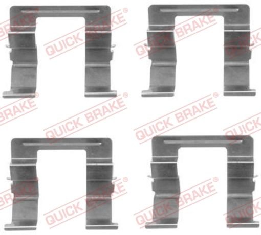 Fits QUICK BRAKE 109-1605 ACCESSORY KIT, DISC BRAKE PADS