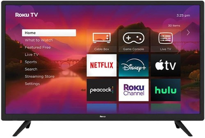 #ad Roku 32 inch Select Series HD LED Refurbished Smart TV w Voice Remote $94.10